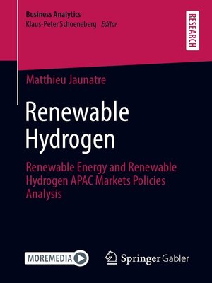 cover image of Renewable Hydrogen